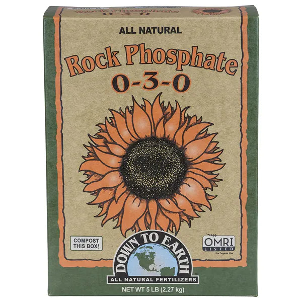 Down to Earth Rock Phosphate (0-3-0), 5 Lb