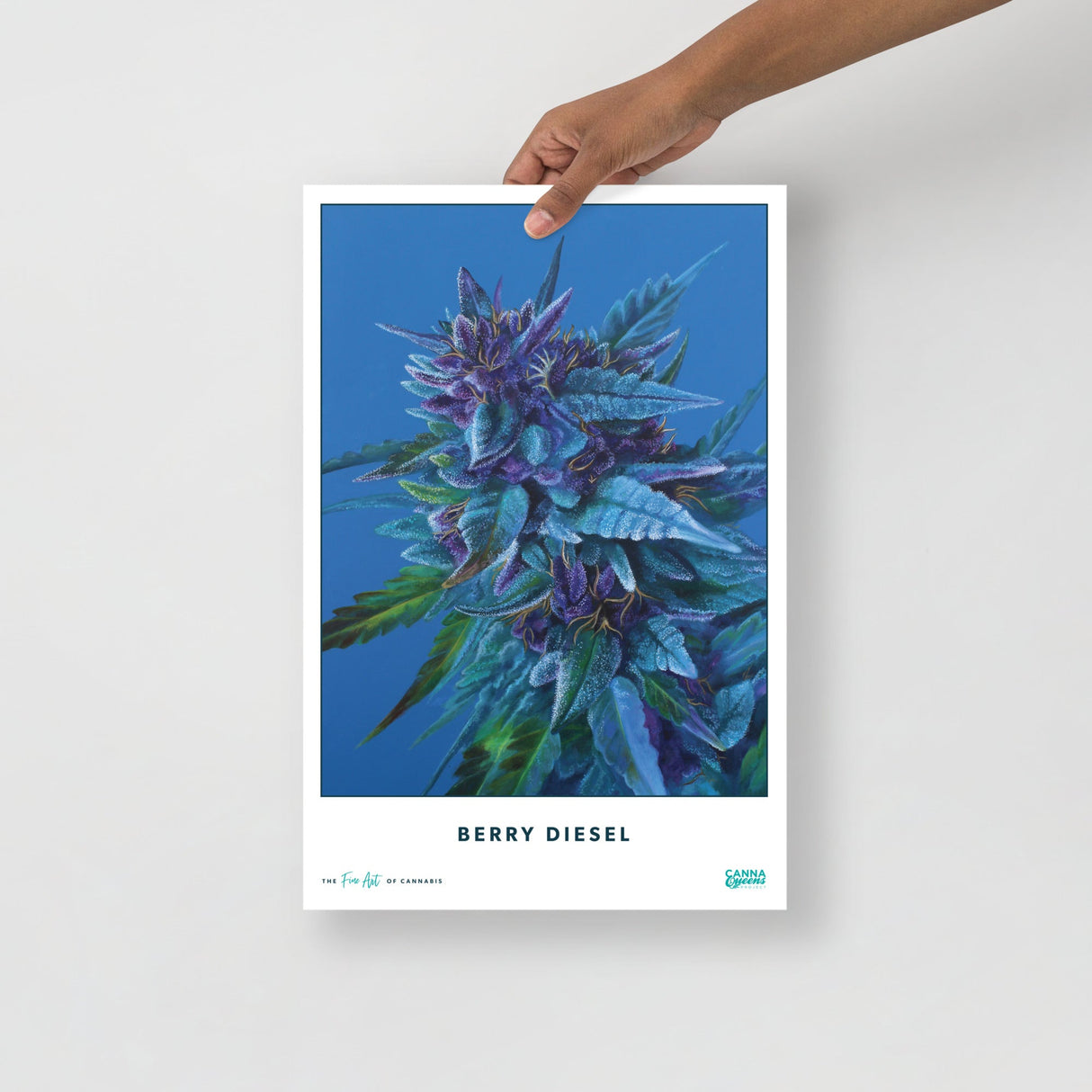 Berry Diesel Cannabis Strain Poster 12" x 18"