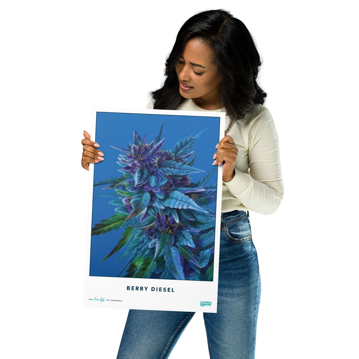 Berry Diesel Cannabis Strain Poster 12" x 18"