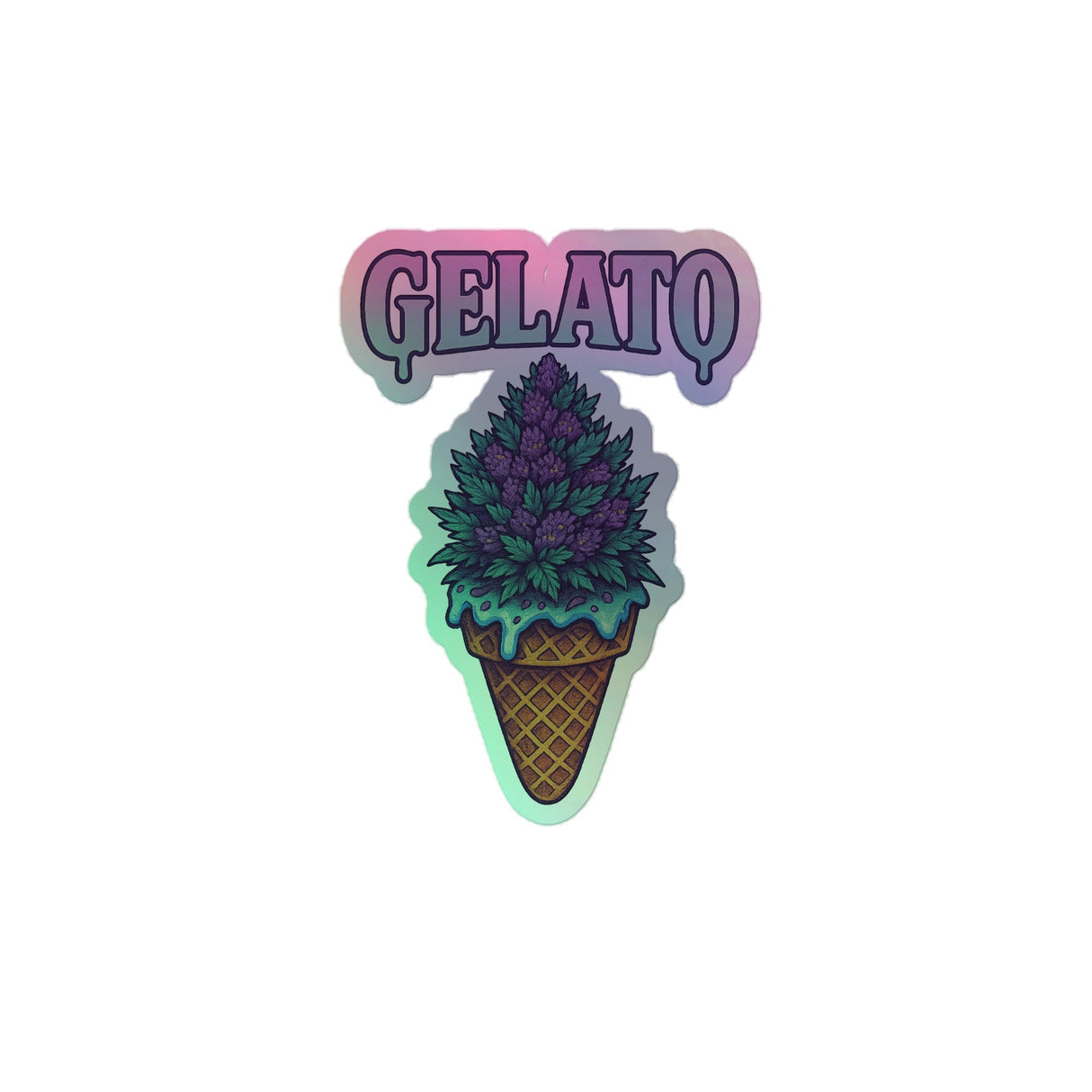 Gelato Holographic stickers