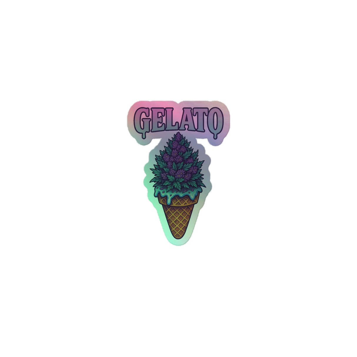 Gelato Holographic stickers