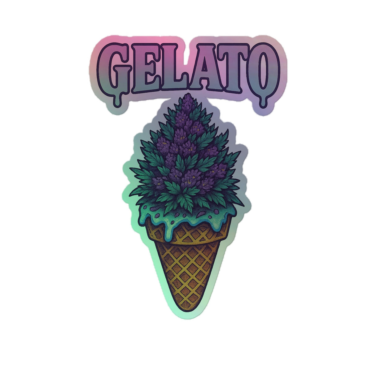 Gelato Holographic stickers
