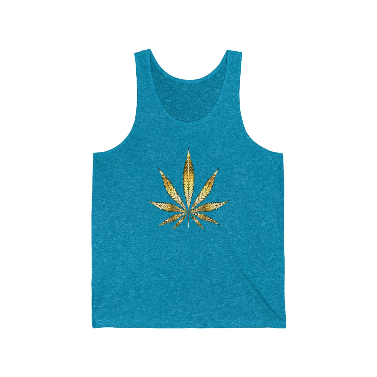 Gold Marijuana Jersey Tank