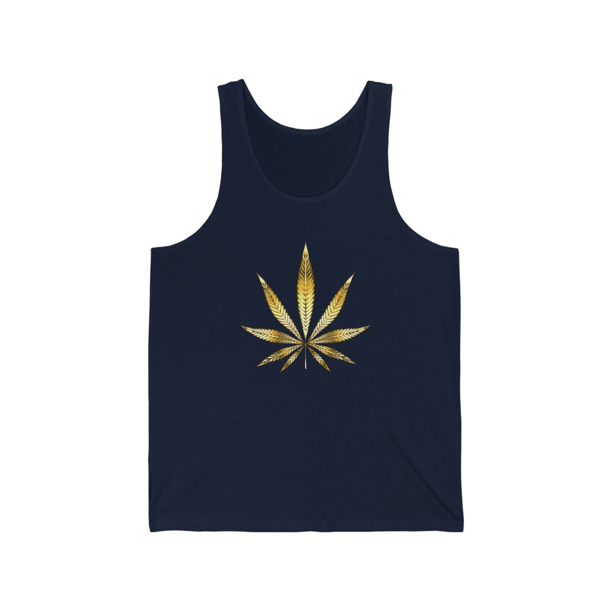 Gold Marijuana Jersey Tank