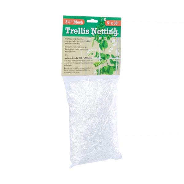 Polyester (soft) Trellis Netting 5' x 30', 3.5" mesh