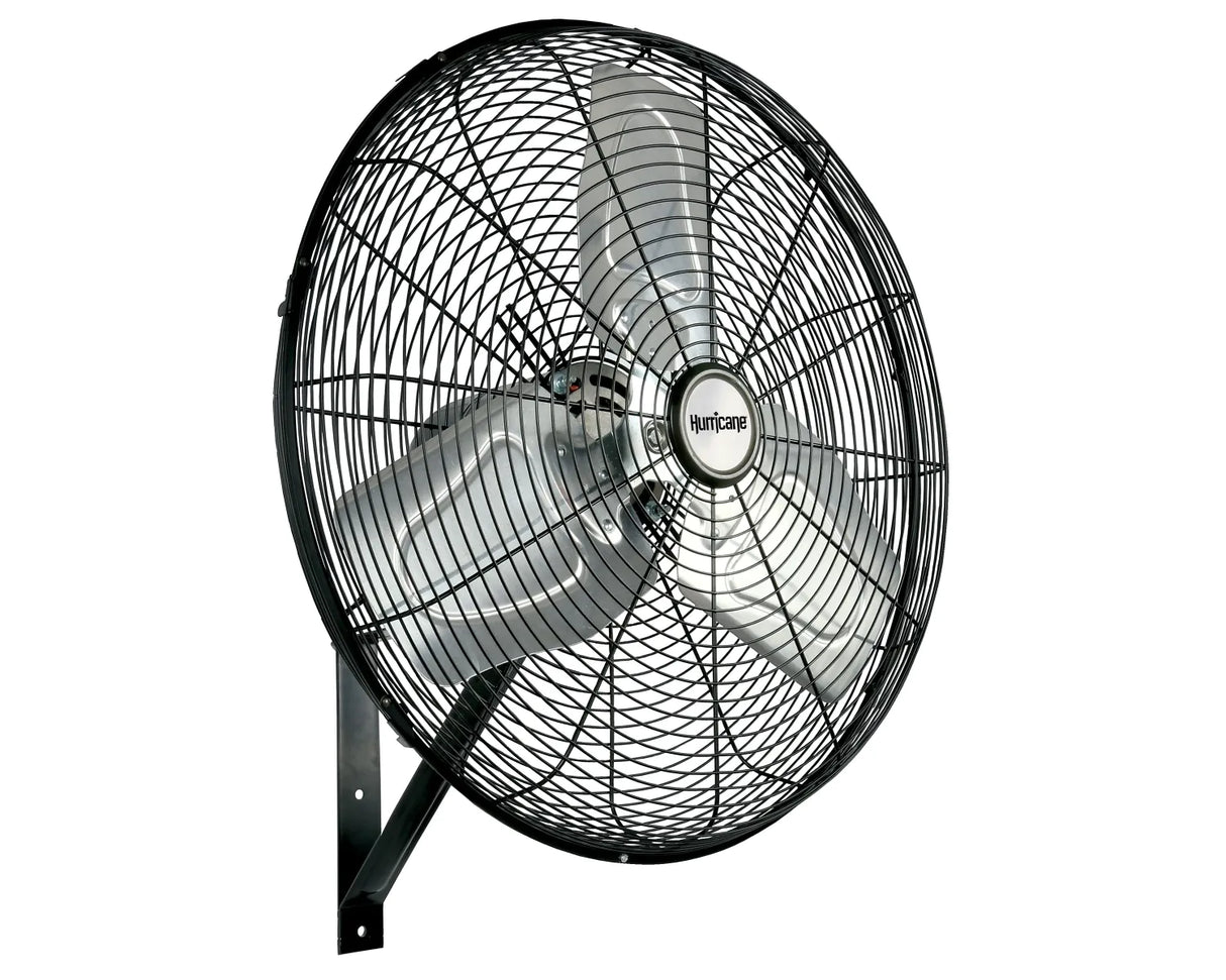 Hurricane Pro Commercial Grade Oscillating Wall Mount Fan, 30"