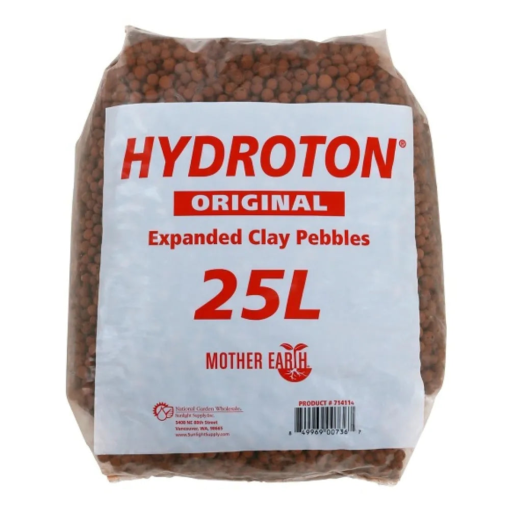 Mother Earth Hydroton Clay Pebbles, 25 Liter