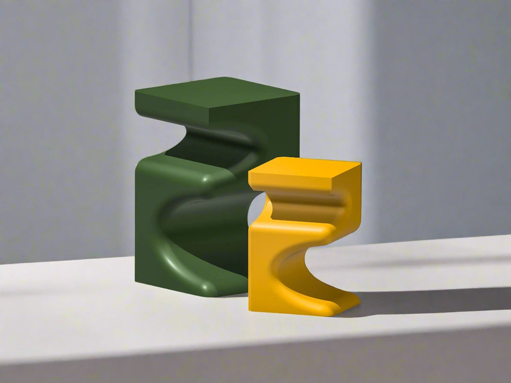 Unique Indoor Brutalist Plant Stand – Modern 3D Printed Eco-Friendly Design