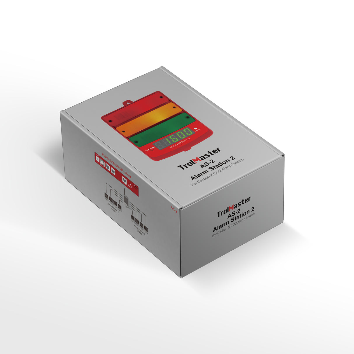 TrolMaster AS-2 CO2 Alarm Station (Audio/Visual) Plus LED Display Indicator