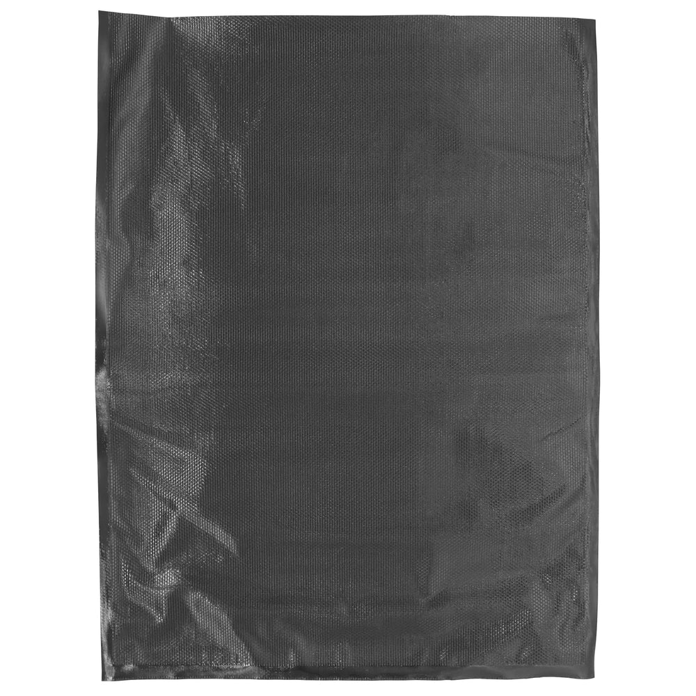 NatureVAC 15" x 20" Precut Vacuum Seal Bags - Black/Clear (Pack of 50)