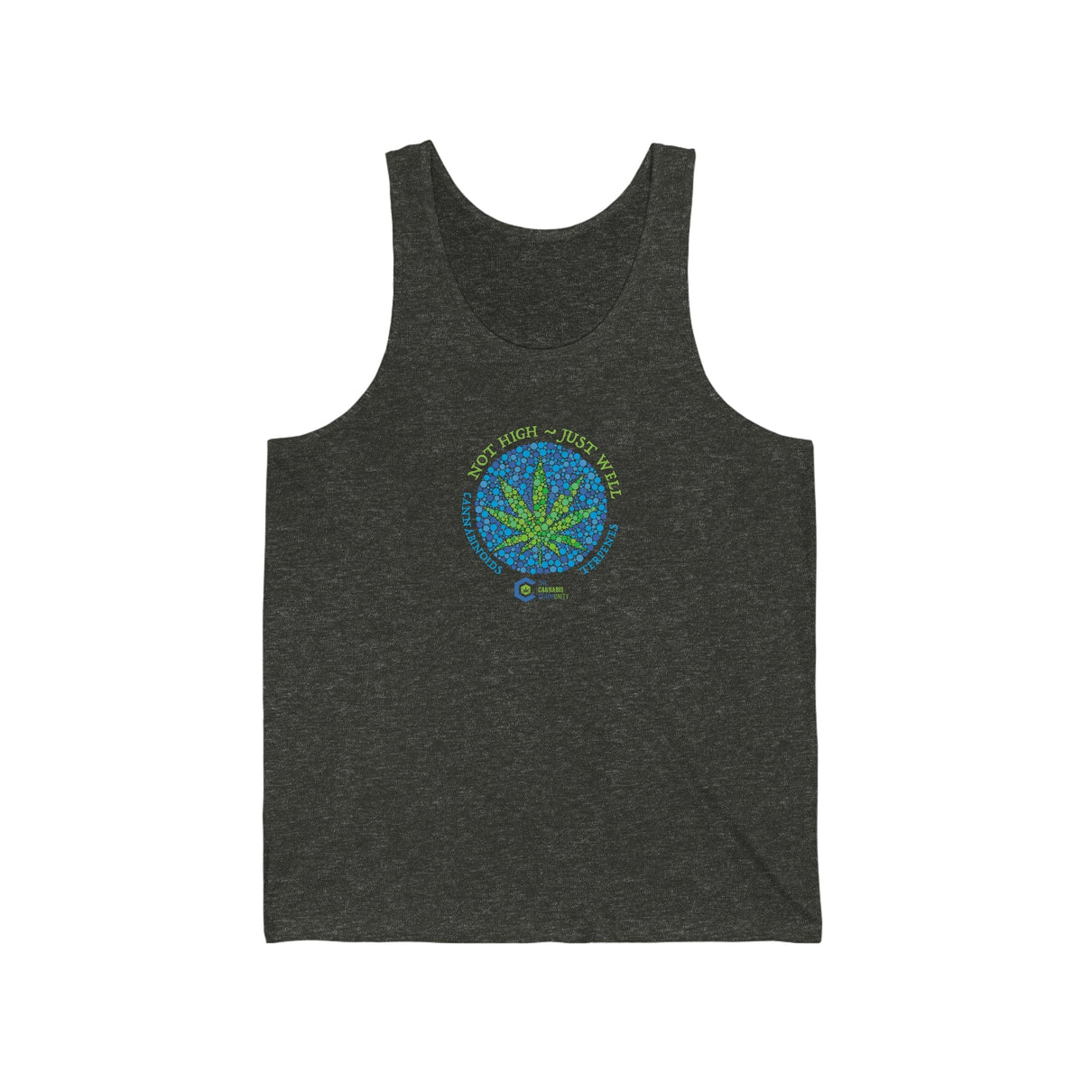 Not High, Just Well Cannabis Jersey Tank
