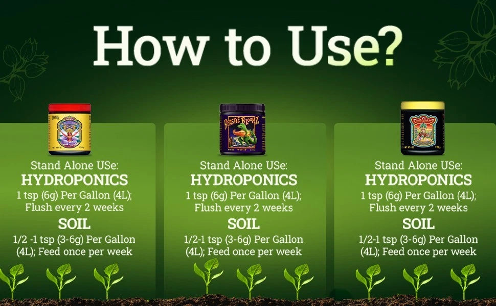 FoxFarm Soluble Nutrient Trio – Open Sesame, Beastie Bloomz, Cha Ching