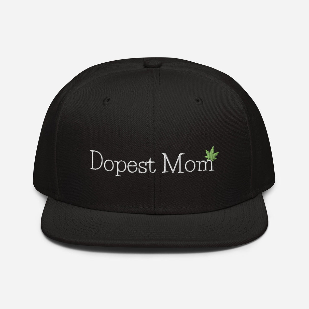 Dopest Mom Cannabis Snapback Hat