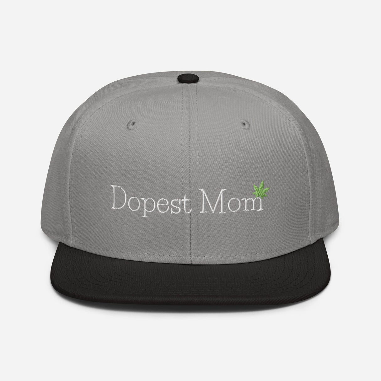 Dopest Mom Cannabis Snapback Hat