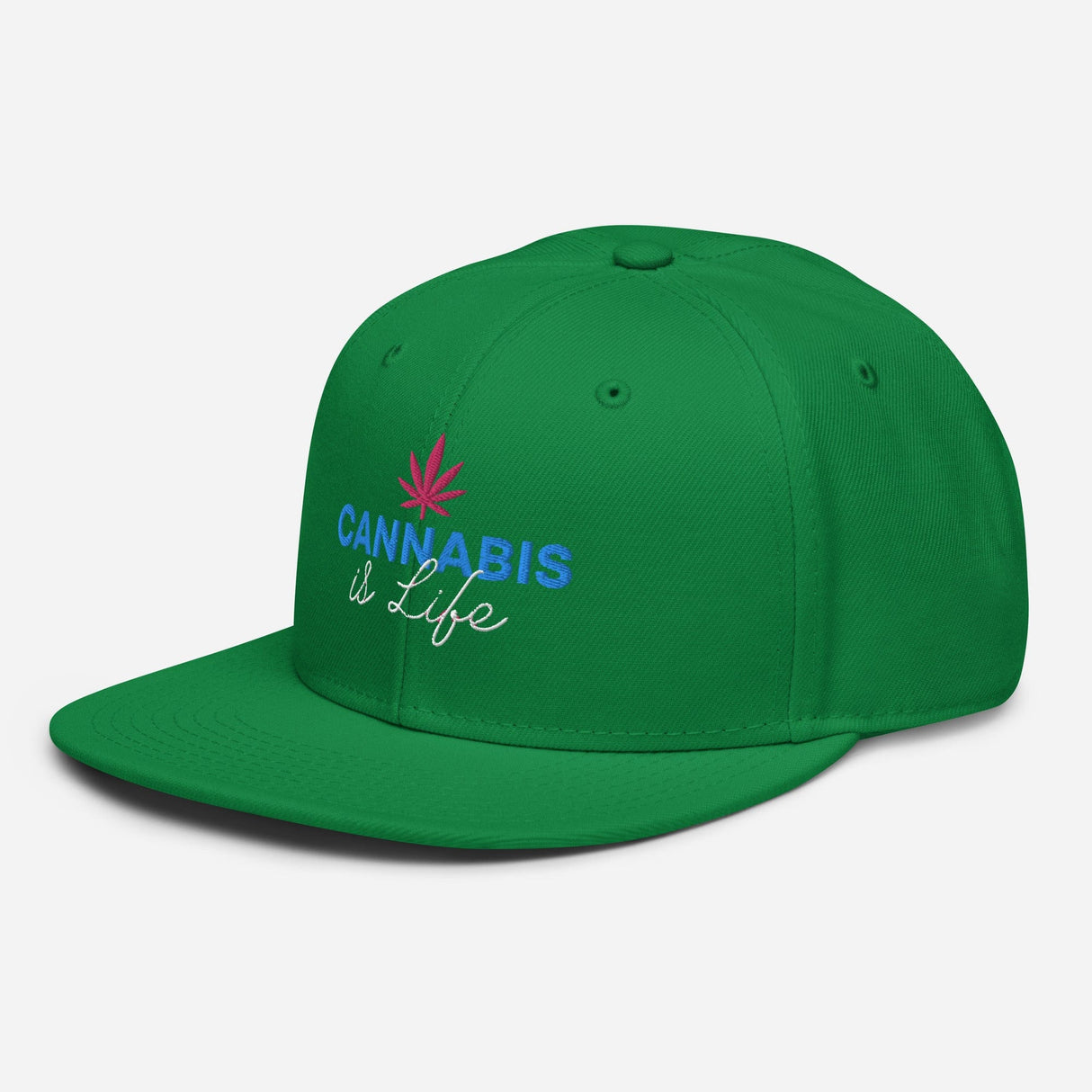 Cannabis is Life Snapback Hat