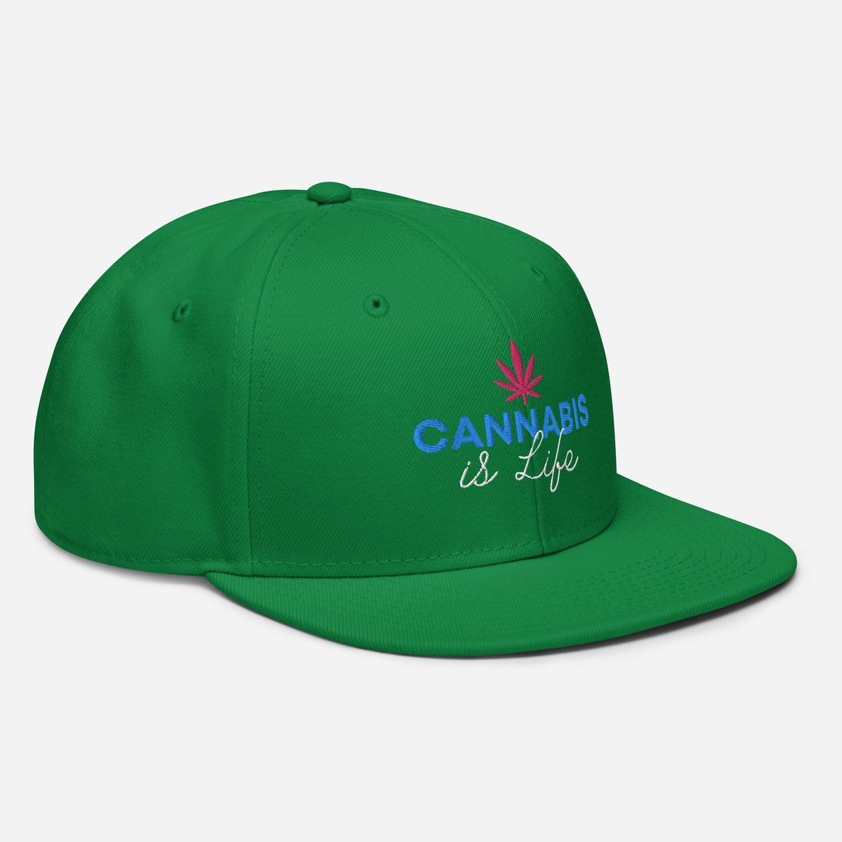 Cannabis is Life Snapback Hat