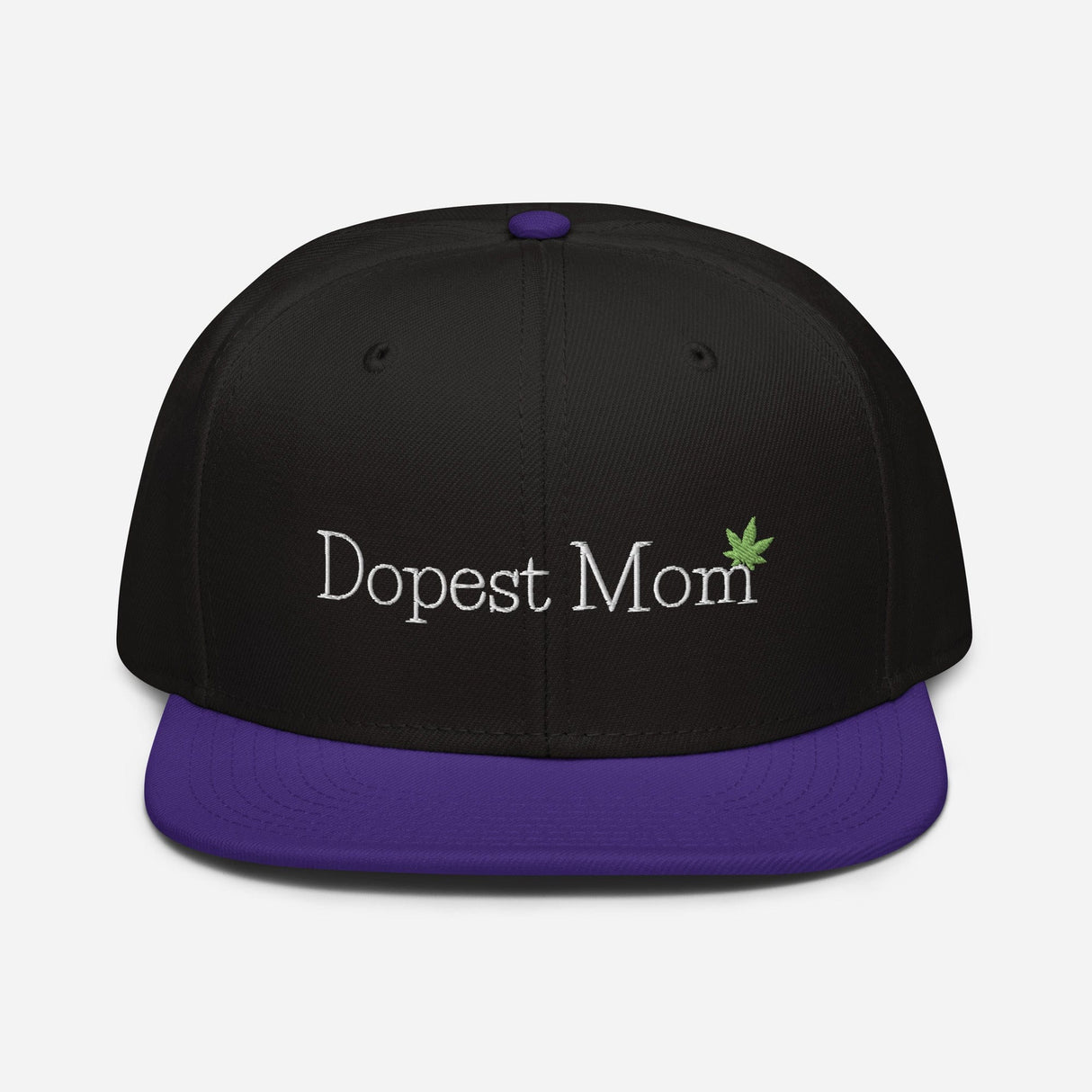 Dopest Mom Cannabis Snapback Hat