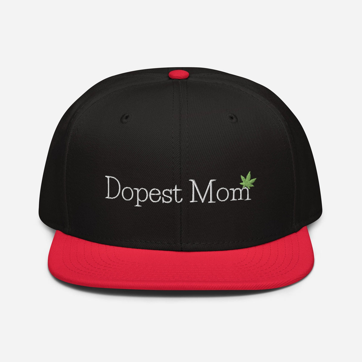 Dopest Mom Cannabis Snapback Hat