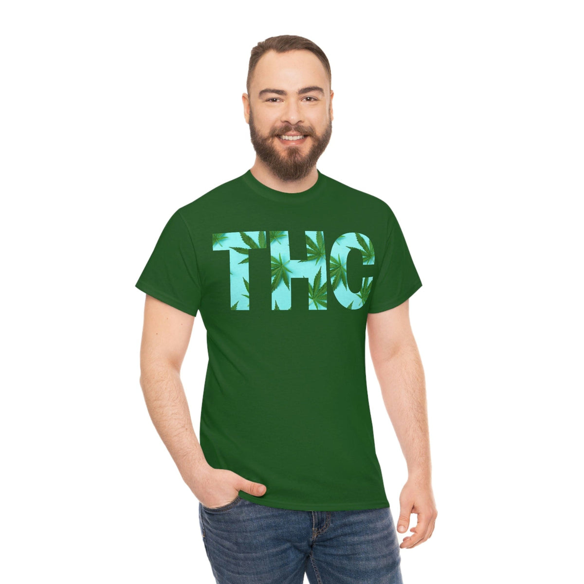 Turquoise THC Tee