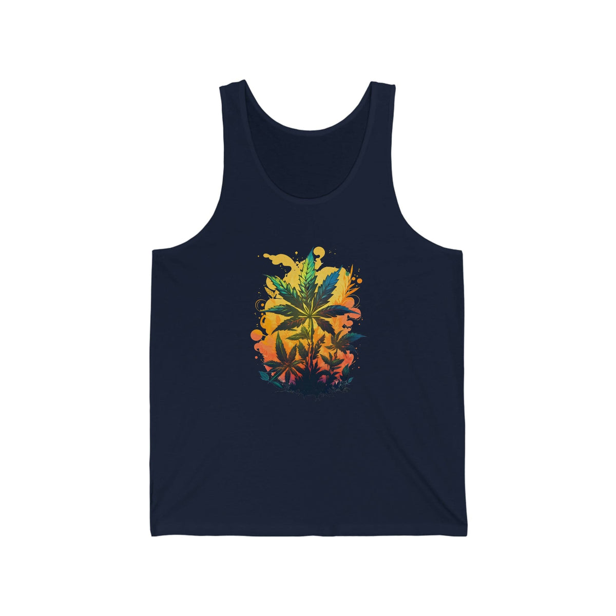 Warm Paradise Cannabis Jersey Tank Top