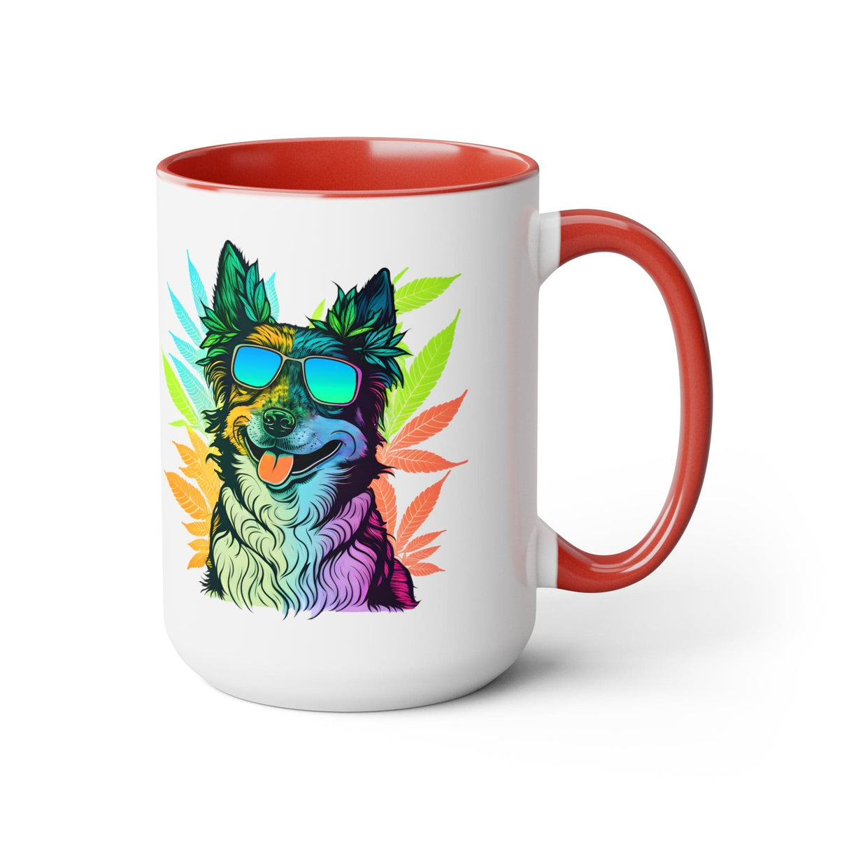 Cannabis Border Collie Mug