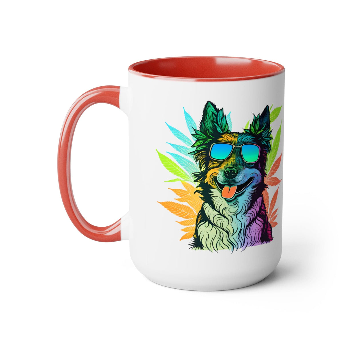 Cannabis Border Collie Mug