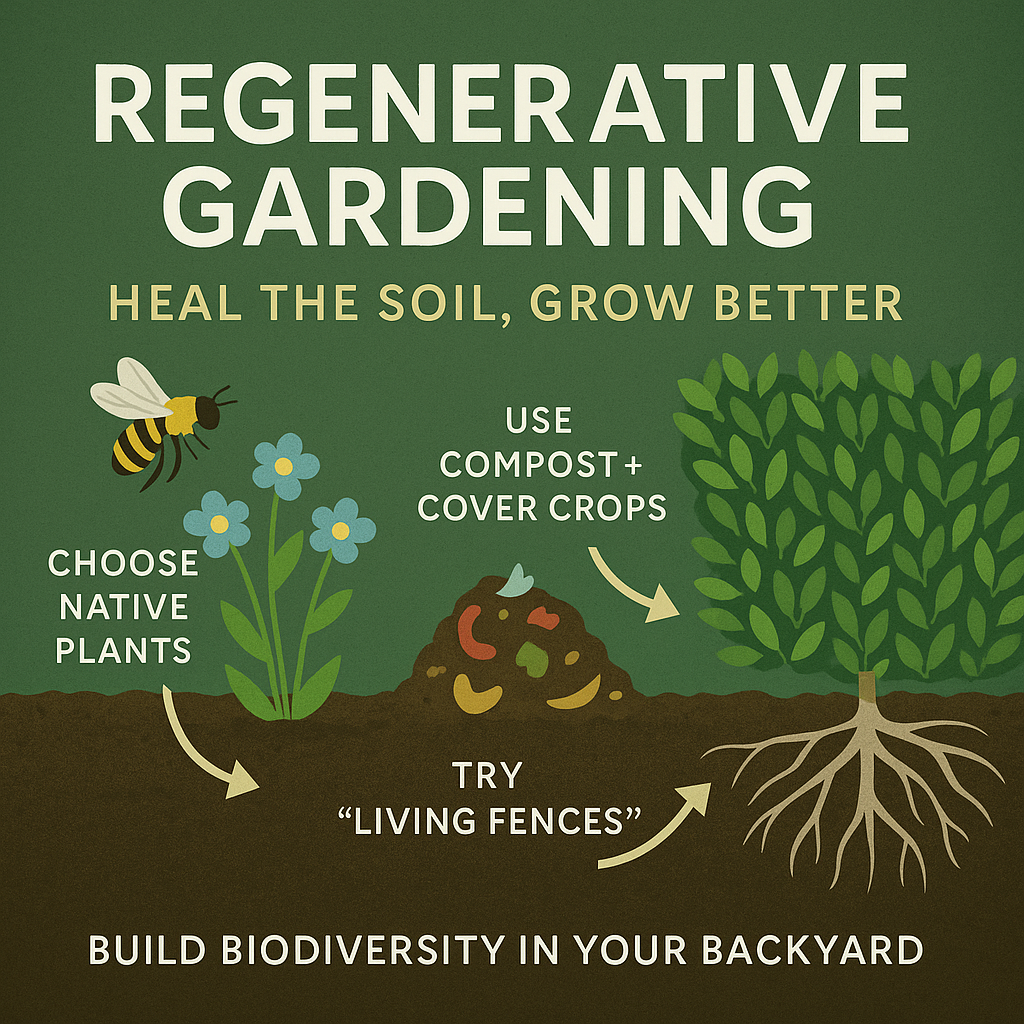 Regenerative Gardening: How to Grow While Giving Back to the Earth