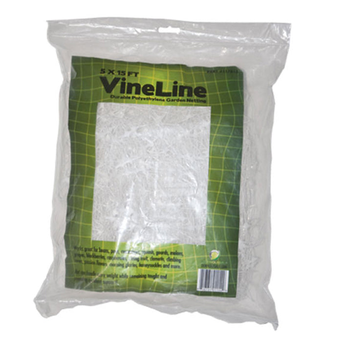 plastic plant netting VineLine Plastic Garden Netting 5' x 15' (WHITE)