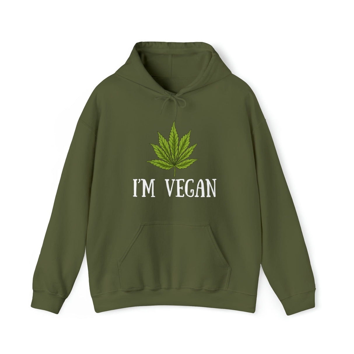 I'm Vegan Weed Hoodies