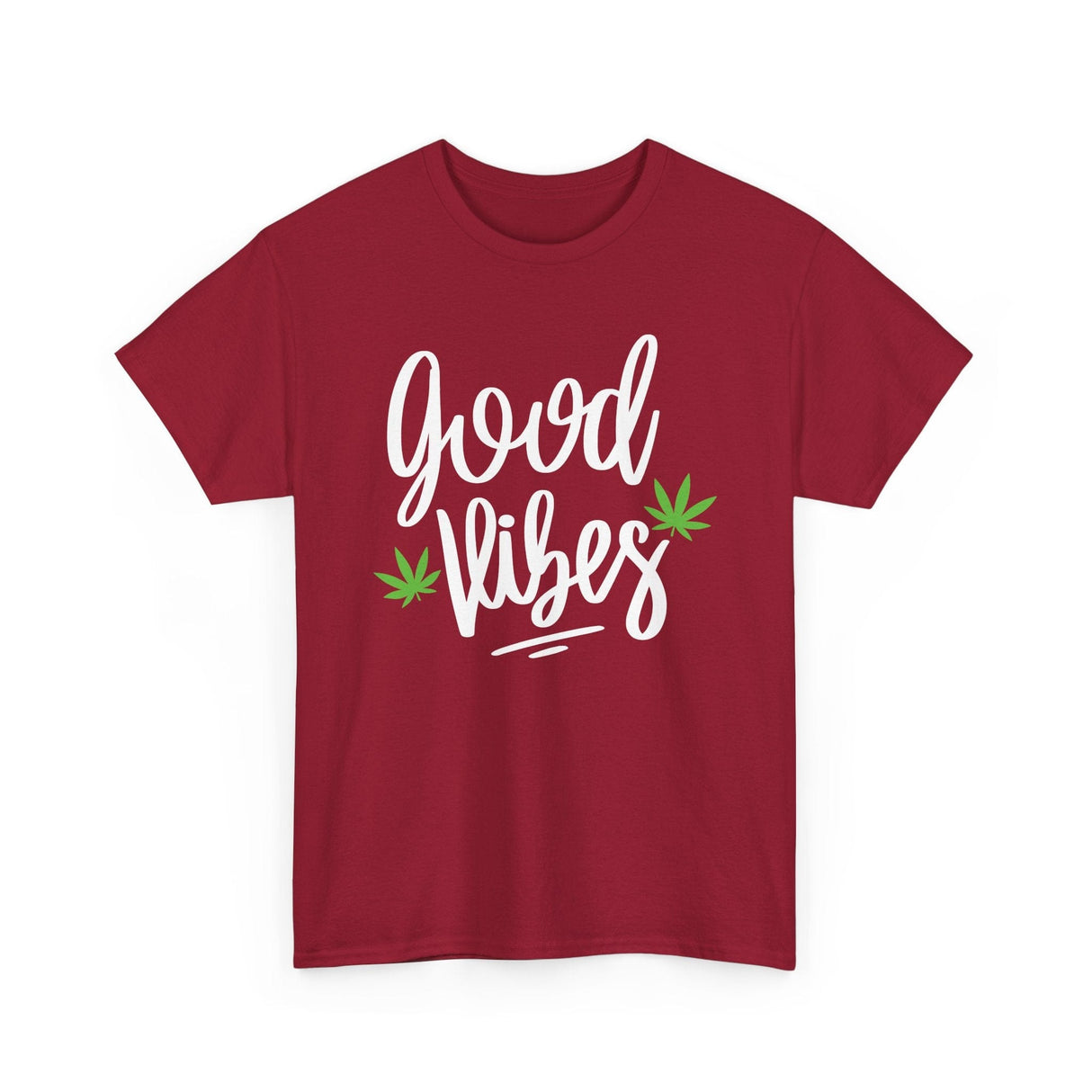 Good Vibes Marijuana Leaf T-Shirt