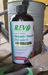 Organic REV Liquid Plant Food 16oz – Plant Growth Enhancer with Humates & Microbes