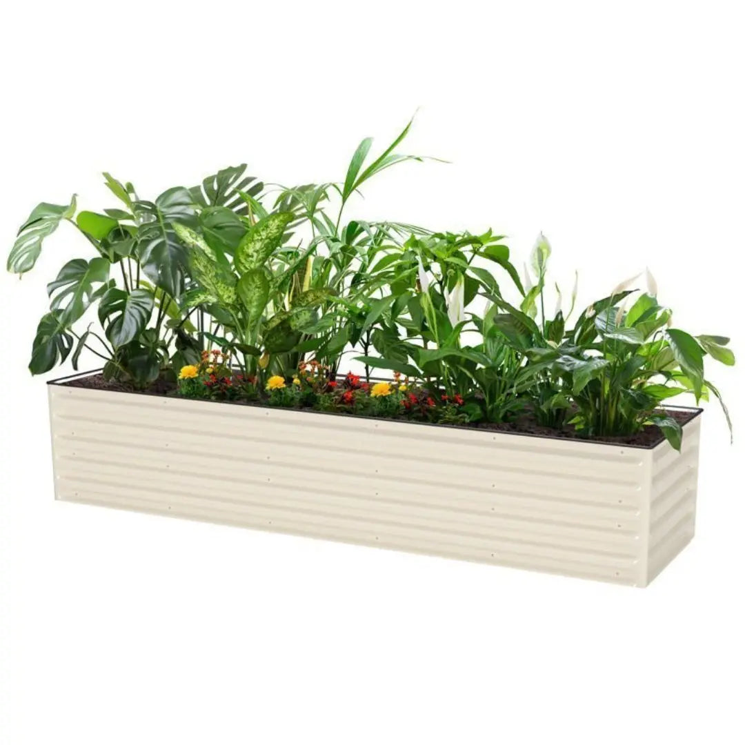 Vegega 17" Tall 2x8 Rectangle Raised Garden Bed (9 in 1) - v2.0