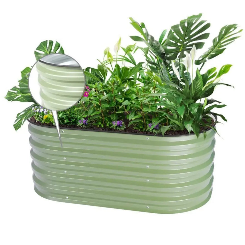 Vegega 17" Tall 3.5x2 Corrugated Raised Garden Bed (2-in-1) v2.0