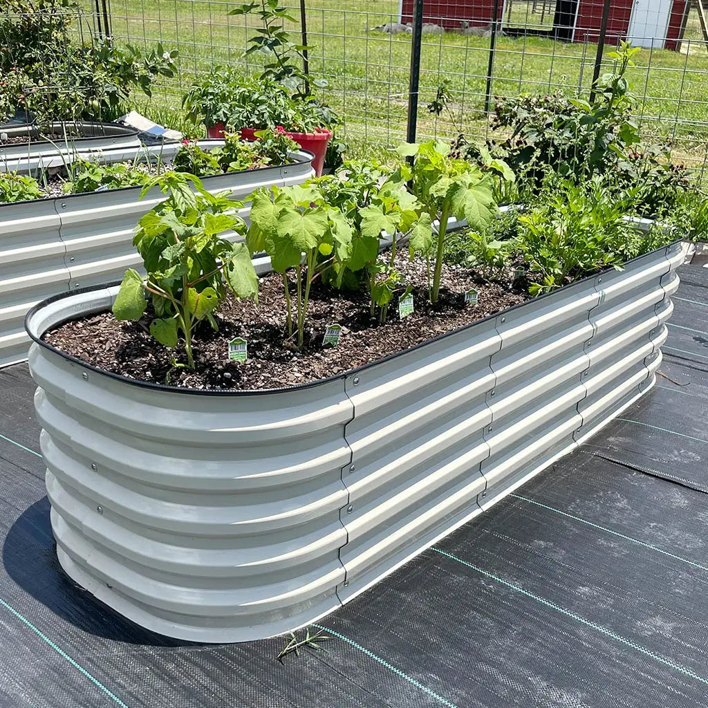 Vegega 17'' Tall 6.5'x2' Modern Raised Garden Bed (6 in 1) v2.0