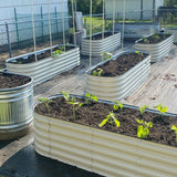 Vegega 17'' Tall 6.5'x2' Modern Raised Garden Bed (6 in 1) v2.0