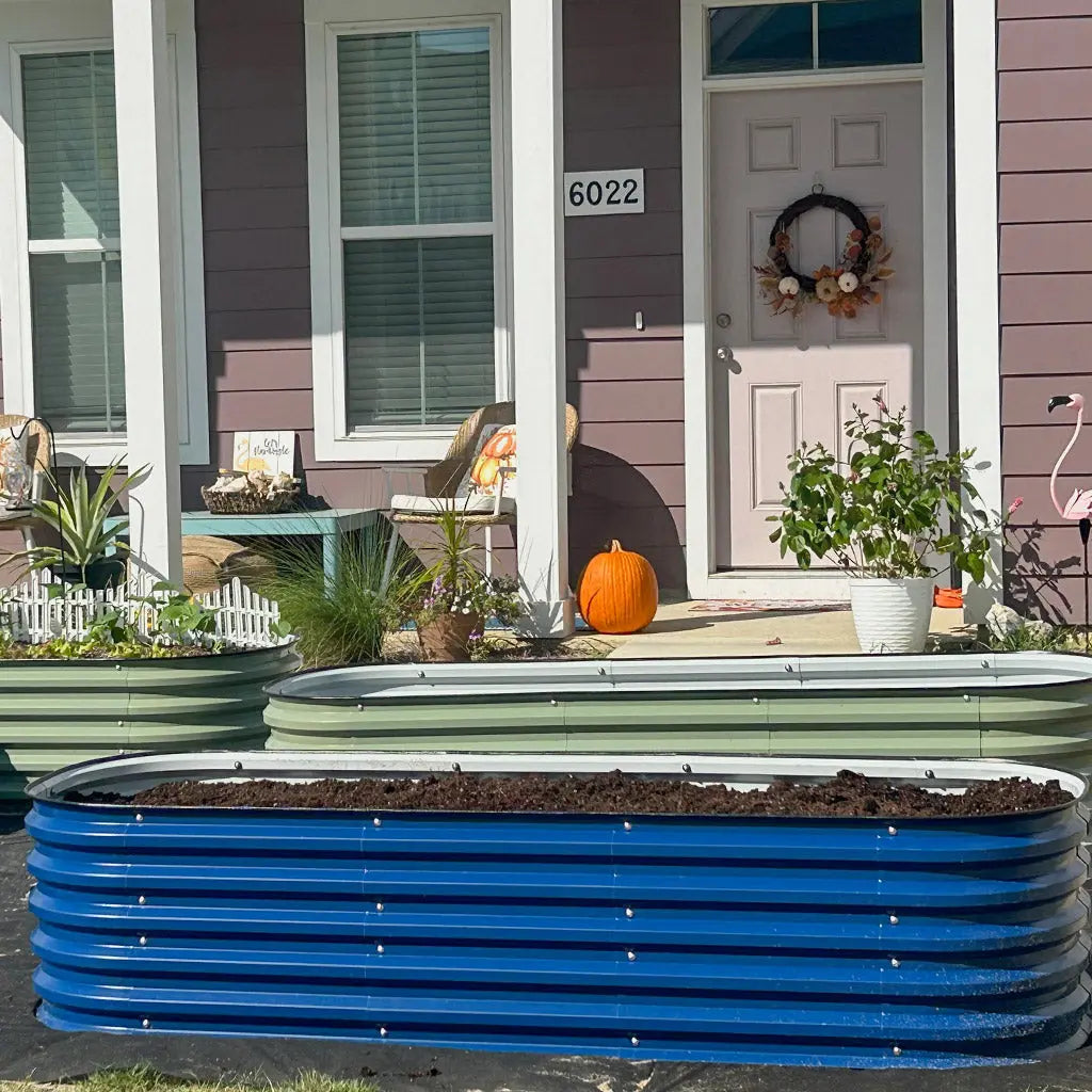 Vegega 17'' Tall 6.5'x2' Modern Raised Garden Bed (6 in 1) v2.0