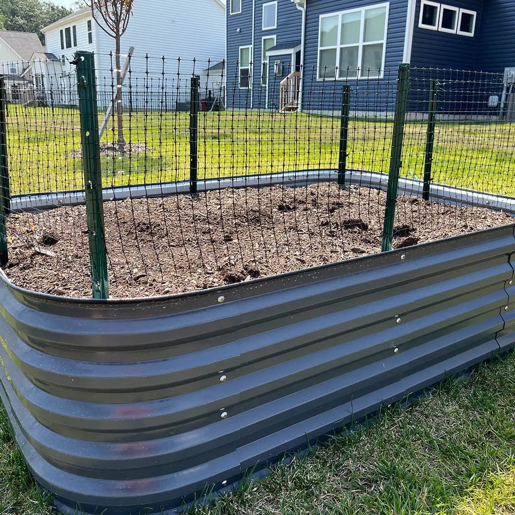 Vegega 17'' Tall 6.5'x2' Modern Raised Garden Bed (6 in 1) v2.0