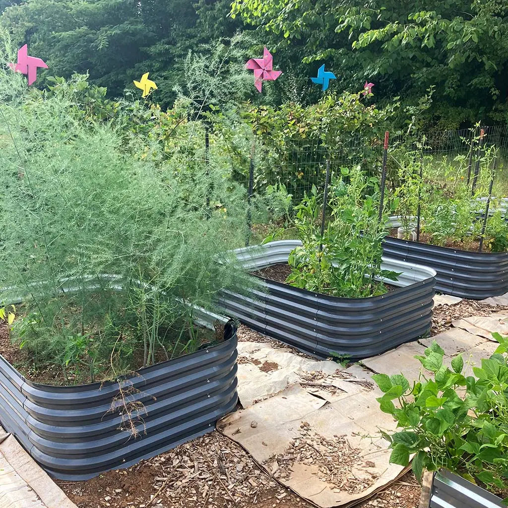 Vegega 17'' Tall 6.5'x2' Modern Raised Garden Bed (6 in 1) v2.0