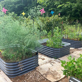 Vegega 17'' Tall 6.5'x2' Modern Raised Garden Bed (6 in 1) v2.0