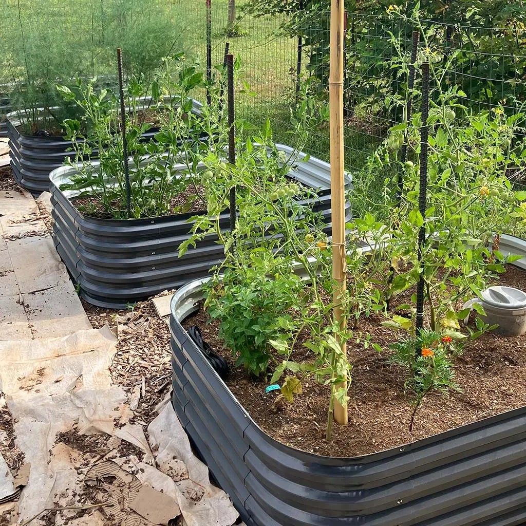 Vegega 17'' Tall 6.5'x2' Modern Raised Garden Bed (6 in 1) v2.0