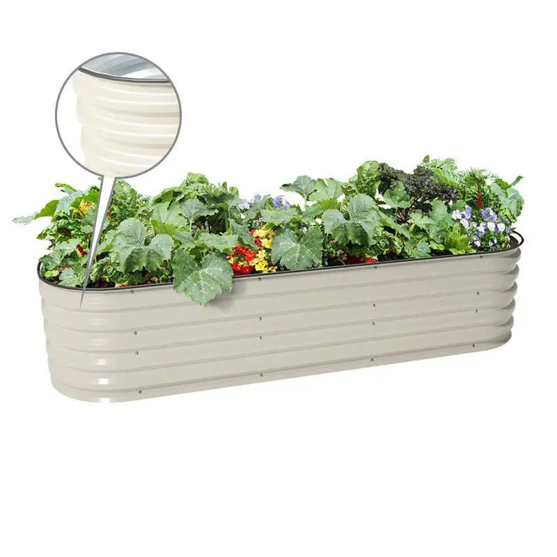 Vegega 17'' Tall 6.5'x2' Modern Raised Garden Bed (6 in 1) v2.0