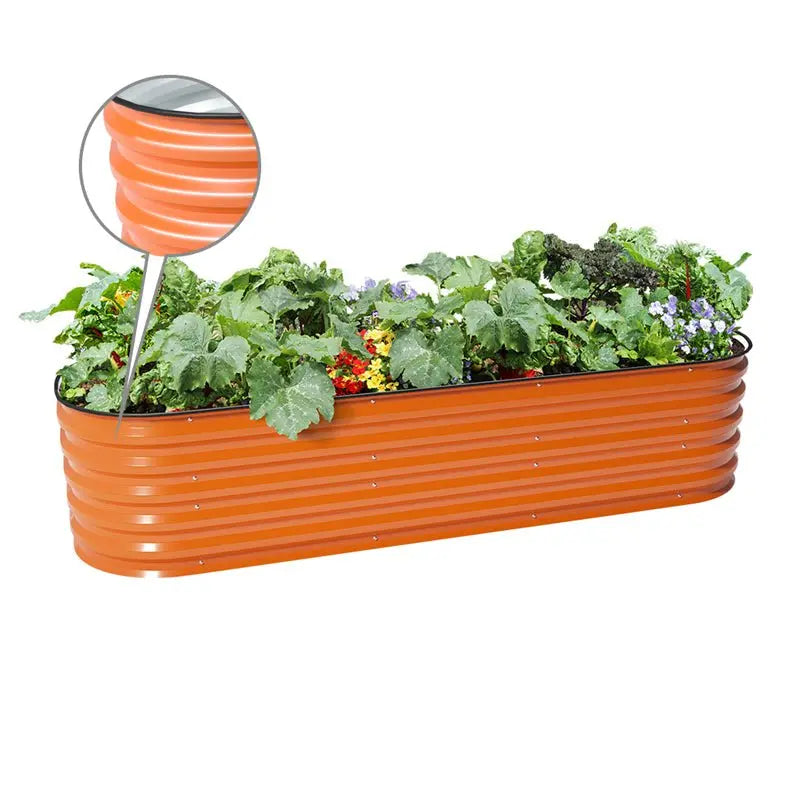 Vegega 17'' Tall 6.5'x2' Modern Raised Garden Bed (6 in 1) v2.0