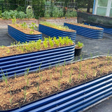 Vegega 17'' Tall 8x2 Metal Raised Garden Beds (9 in 1) v2.0