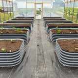 Vegega 17'' Tall 8x2 Metal Raised Garden Beds (9 in 1) v2.0