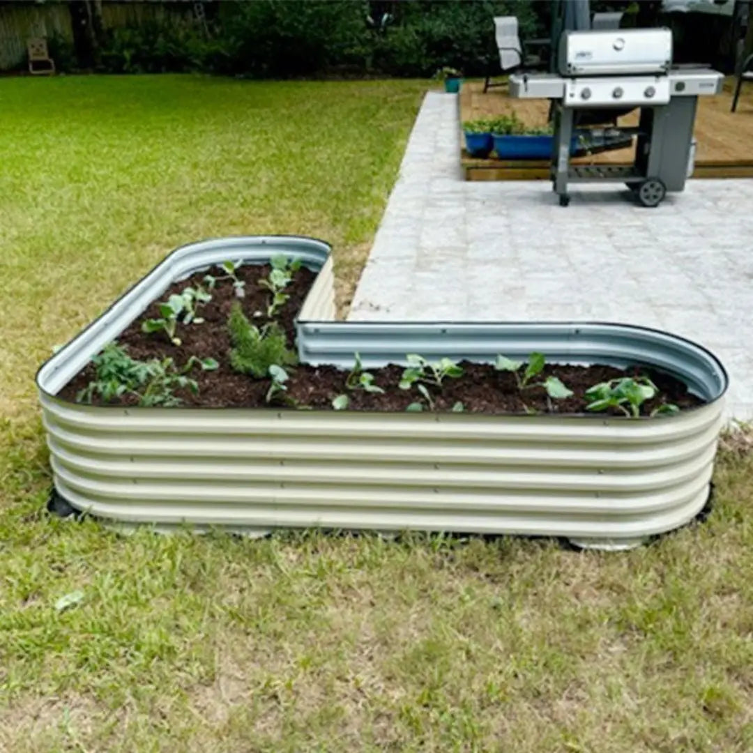 Vegega 17" Tall L Shaped Raised Garden Bed v2.0