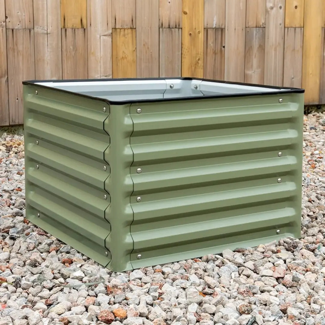 Vegega 17" Tall Square Planter Box Outdoor - Twin Pack v2.0
