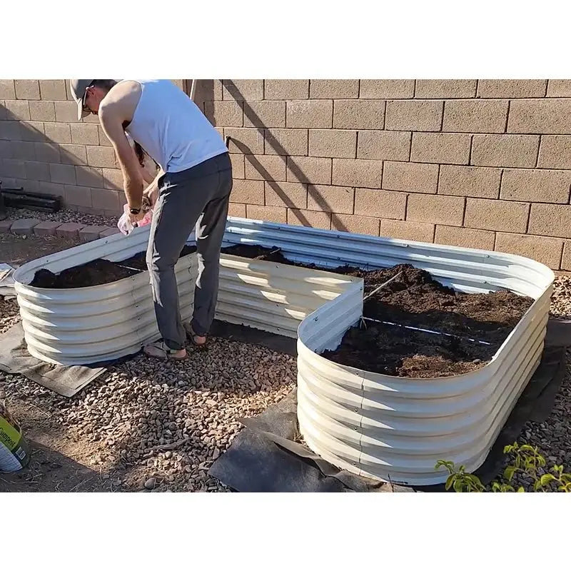 Vegega 17" Tall U Shaped Raised Garden Bed v2.0
