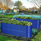 Olle Gardens 32" Tall 12-in-1 Raised Garden Bed – Durable Modular Planter