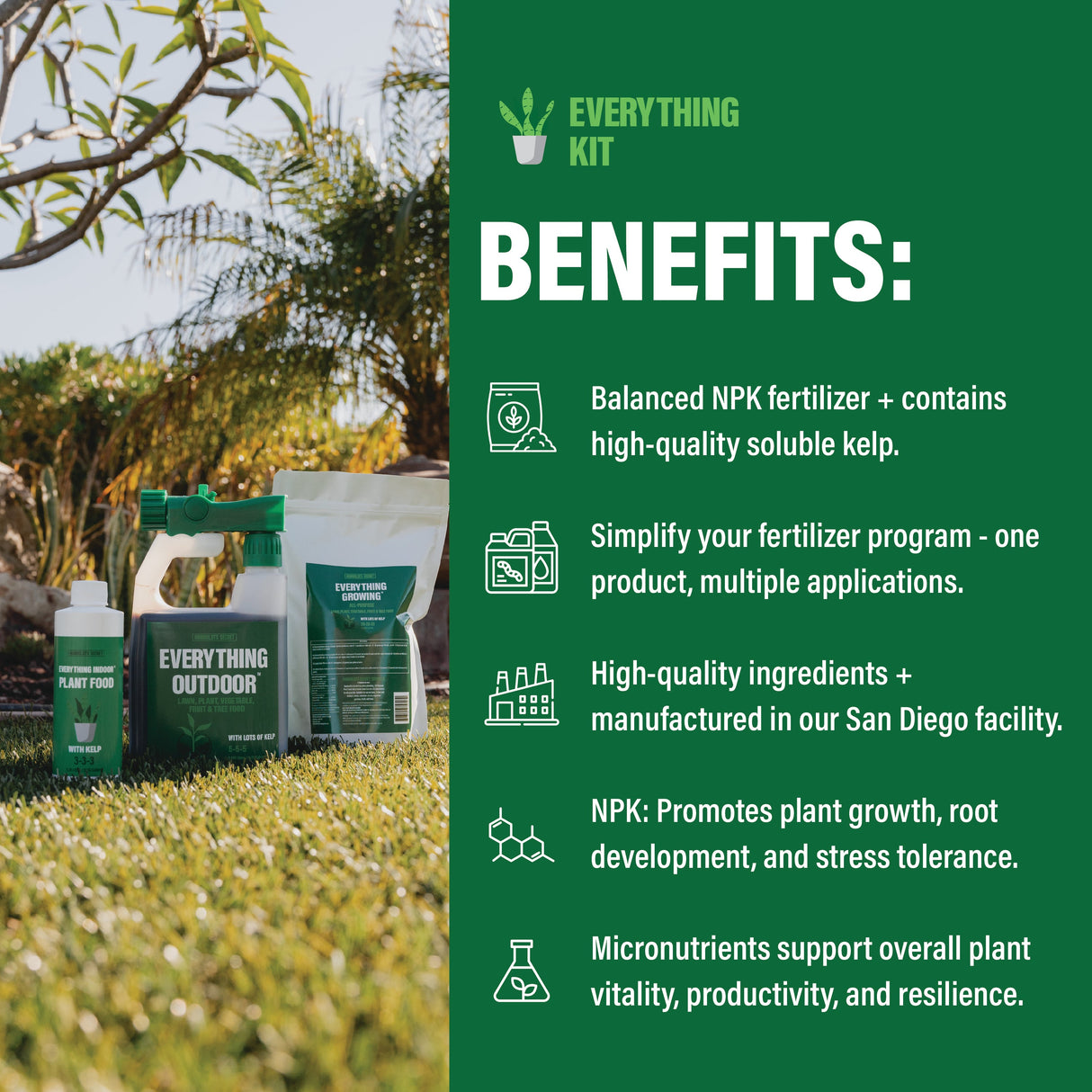 Humboldts Secret Everything Kit – Indoor, Outdoor & All-Purpose Plant Food Bundle