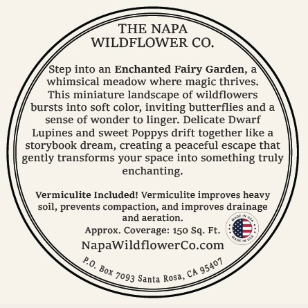 Napa Valley Wildflower Co Enchanted Fairy Garden Wildflower Seeds